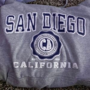 Grey san diego sweatshirt!!